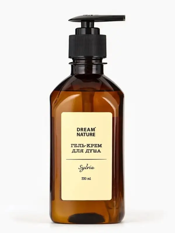 Гель - крем для душа парфюмированный DREAM NATURE sylria, 330 мл