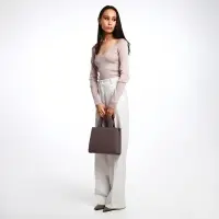 Сумка женская тоут TEXTURA на молнии, 22&times;11&times;22 см, капучино