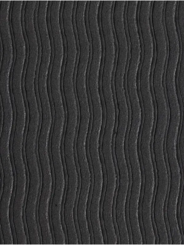 Коврик для фитнеса и йоги ONLYTOP, нескользящий, 183&times;61&times;0.6 см, серый, чёрный