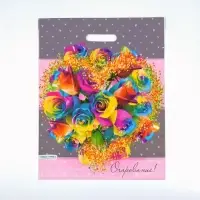 Пакет &laquo;Очарование&raquo;, полиэтиленовый, с вырубной ручкой, 38&times;47 см, 60 мкм