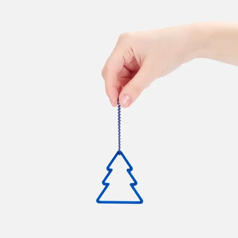 Подвеска &laquo;Елочка&raquo;, 3D-печать, синяя