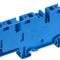 ARMAFIX Клемма пружинная CX10-3 BU 10мм2 трехконтактная синяя IEK