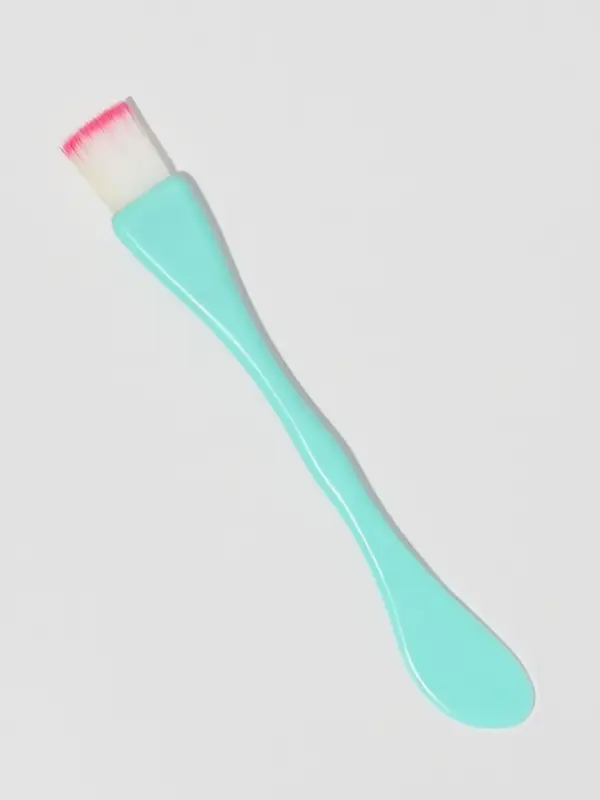 Кисть для масок, двусторонняя, с лопаткой, 15.5 (&plusmn;1) см, МИКС