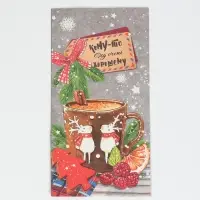 Пакет подарочный без ручек новогодний &laquo;Кому‒то ну очень хорошему&raquo;, 10&times;19.5&times;7 см