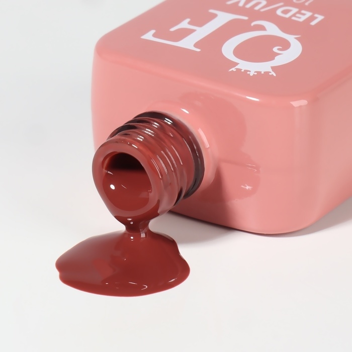 Гель лак для ногтей «SIMPLE», 3-х фазный, 10 мл, LED/UV, цвет коричневый (123) Гель лак для ногтей «SIMPLE», 3-х фазный, 10 мл, LED/UV, цвет коричневый (123)