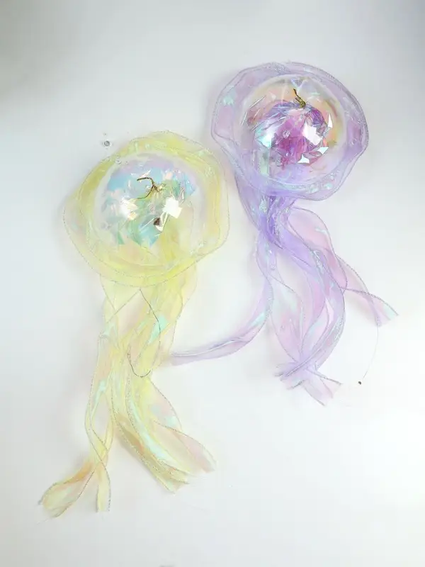 Набор светящихся медуз 2 шт ночник LED RGB 3хAG13 20х20х50 см Набор светящихся медуз 2 шт ночник LED RGB 3хAG13 20х20х50 см