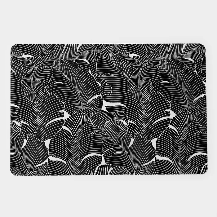 Салфетки сервировочные на стол &laquo;Мираж&raquo;, 4 шт., 30&times;45 см, чёрные