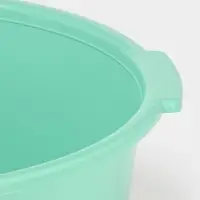Таз 10л 37х35х14,5см круг, цвет мятный