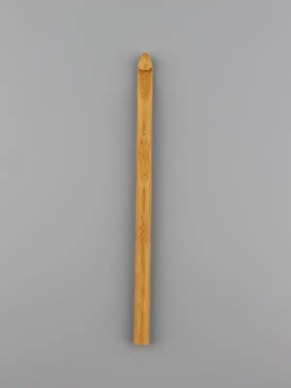 Крючок для вязания, бамбуковый, d=8 мм, 15 см