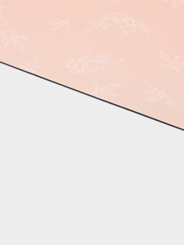 Коврик  Коврик "Flowers" влаговпитывающий Доляна, 46х30,5 см, розовый