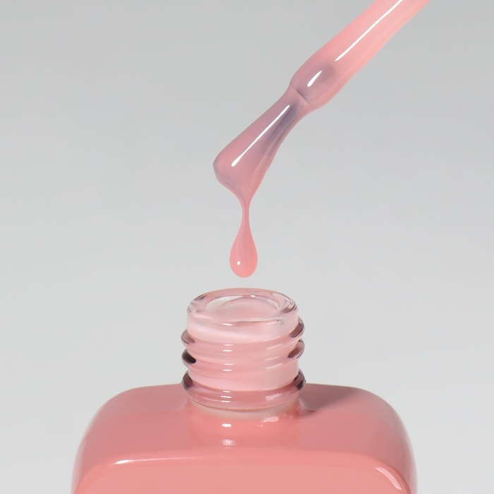 Гель лак для ногтей «GENTLE», 3-х фазный, 10 мл, LED/UV, цвет розовый (3)