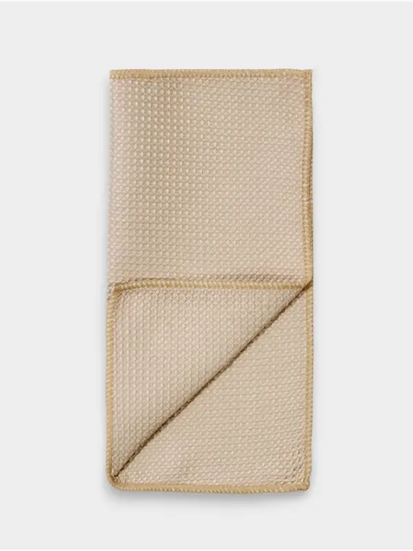 Салфетка для уборки &laquo;Сапфир&raquo;, 30&times;30 см, микрофибра, бежевая