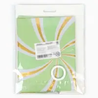 Воздушные шары "Зеленые грани" фольга, латекс, набор 12 штук