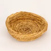 Гнездо для птиц плетёное из соломы, 20,5 х 4 см Гнездо для птиц плетёное из соломы, 20,5 х 4 см