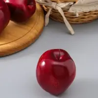 Муляж &laquo;Яблоко&raquo;, d=8 см, бордо
