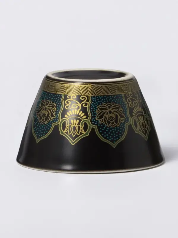 Набор для чайной церемонии ДЖЕКИЧАЙ &laquo;Никахо&raquo;, 7 предметов, на 4 персоны, чашка 50 мл, чайник 285 мл, керамика, чёрный