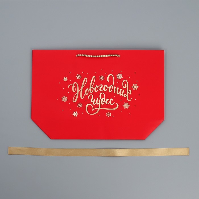 Пакет подарочный новогодний «Чудеса рядом», 26 х 25 х 11 см Пакет подарочный новогодний «Чудеса рядом», 26 х 25 х 11 см