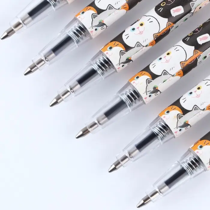 Ручка шариковая, синяя паста, мини, автоматическая «Котики» Ручка шариковая, синяя паста, мини, автоматическая «Котики»