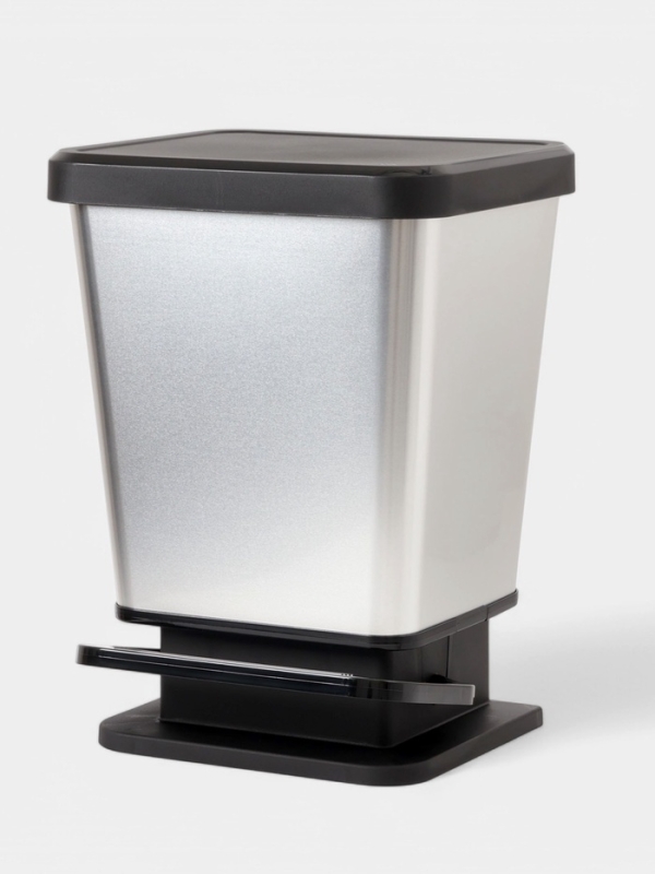 Контейнер для мусора с педалью Контейнер для мусора с педалью "Металл" 20л