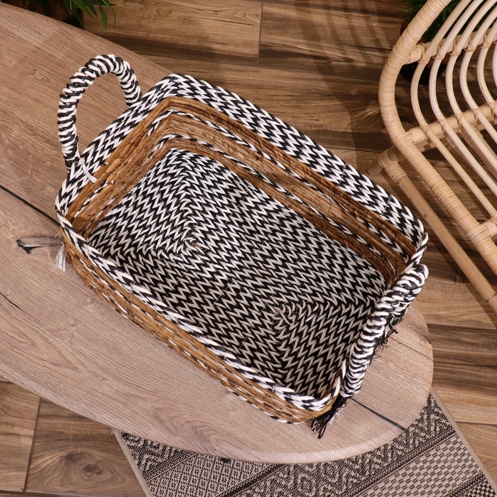 Корзина плетёная 40х25х30 см Корзина плетёная 40х25х30 см