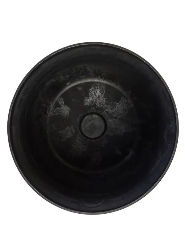 Кашпо со вставкой 1 л d15 см h14см МИКРИТ серый слайн