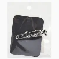 Булавка &laquo;Цветок&raquo; роза, L=5см, цвет чернёное серебро