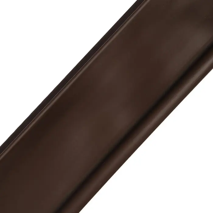 Лента бордюрная, 10 см&times;10 м, толщина 1 мм, пластиковая, коричневая, KANTA