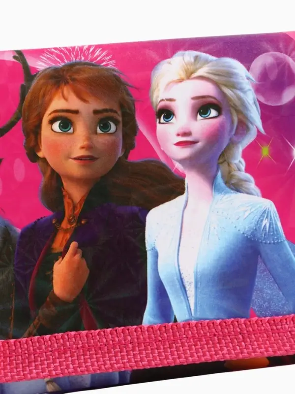 Кошелек детский на липучке &laquo;Холодное сердце&raquo; розовый 9&times;9&times;1