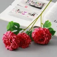 Цветы искусственные "Хризантема волнистая галант" d-8 см 58 см, пыльно-розовый Цветы искусственные "Хризантема волнистая галант" d-8 см 58 см, пыльно-розовый