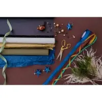 Лента атласная &laquo;Олени&raquo;, 15 мм, 23&plusmn;1 м, зелёная