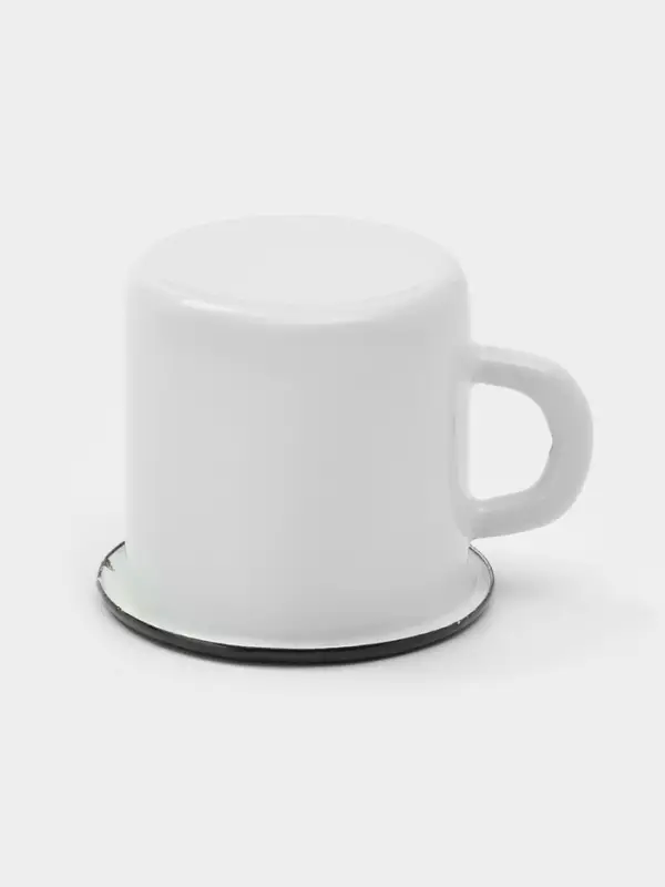 Кружка эмалированная &laquo;Белоснежная&raquo;, 380 мл, белая