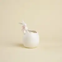 Конфетница SL Home &laquo;Лесные кролики&raquo;, 10&times;9&times;15 см, фарфор, белая