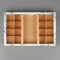 Коробка под 16 конфет и шоколад, кондитерская упаковка &laquo;С любовью&raquo; 28.5&times;18.5&times;3 см
