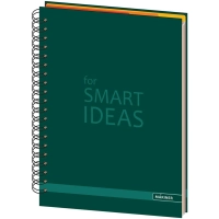 Бизнес-тетрадь Constant А4,150л,200х274,5 разд, клет+лин,зелен 0004-03