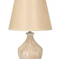 Настольная лампа с абажуром RISALUX &laquo;Силвия&raquo;, Е14, 40 Вт, 20&times;20&times;34.5 см