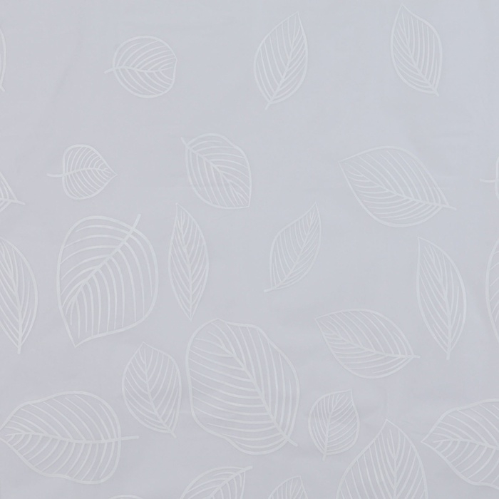 Штора для ванной «Осень», с люверсами, с утяжелителями, PEVA, 180×180 см, белая