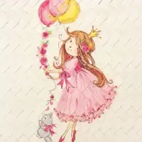 Сумка плетёная на застёжке &laquo;Девочка с букетом&raquo;, 40&times;10&times;55 см, пластик, бело-розовая