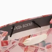 Пакет подарочный &laquo;Деньги&raquo;, 12&times;15&times;5.5 см