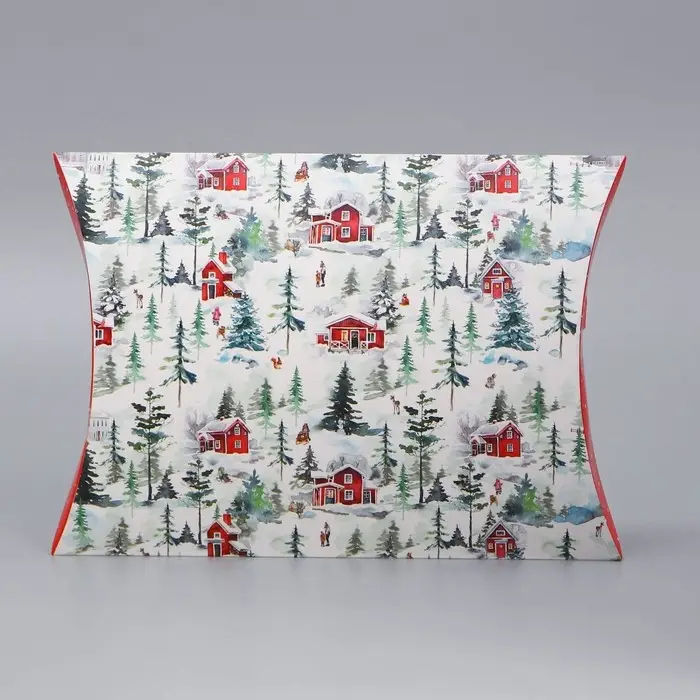 Коробка новогодняя складная фигурная «Поздравляю с Новым годом!», 26 х 19 х 4 см