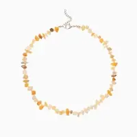 Ожерелье 20 см, цв. янтарный