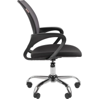 Кресло ТП 304 LT сетка/ткань,серый/черный,хром