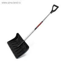 Лопата пластиковая, ковш 505 × 340 мм, с оцинкованной планкой, алюминиевый черенок, «Буран» Лопата пластиковая, ковш 505 × 340 мм, с оцинкованной планкой, алюминиевый черенок, «Буран»