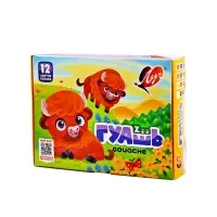 Гуашь 12 цветов &times; 15 мл ZOO