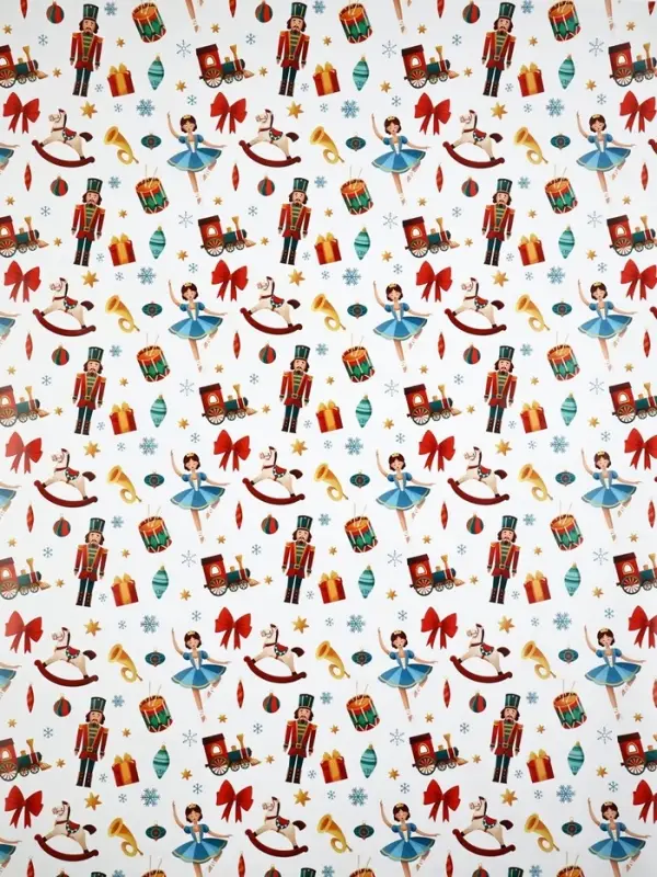 Набор упаковочной бумаги &laquo;Зимняя сказка&raquo;, 4 листа, 70&times;100 см