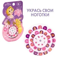 Наклейки для ногтей детские, Рапунцель