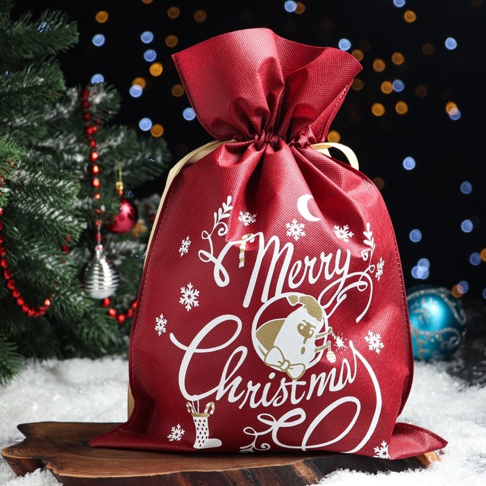 Новый год. Мешок подарочный Новый год. Мешок подарочный "Время чудес", 30 x 45 см