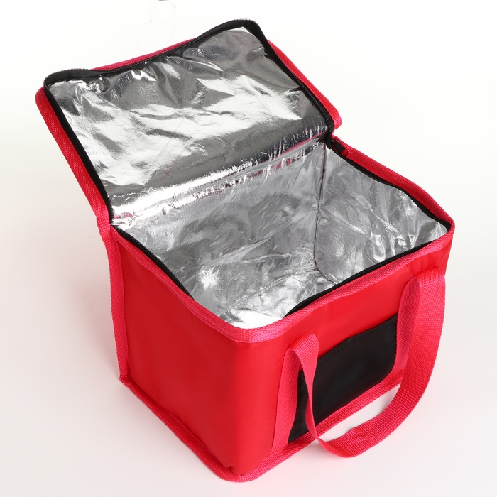 Термосумка на молнии, 13 л, цвет красный Термосумка на молнии, 13 л, цвет красный