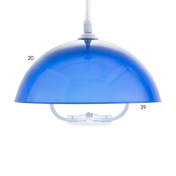 Люстра BayerLux Подвес BayerLuxная Люстра BayerLux Подвес BayerLuxная "Лаура" E27 40Вт синий