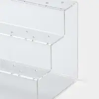 Подставка под леденцы, 18&times;17&times;25 см, оргстекло 3 мм, 3 ступеньки, вместимость на 24 шт.