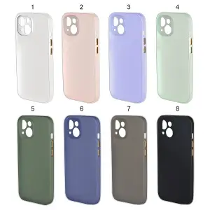 Силикон для iPhone 14 Plus Pudding Slim (с закрытой камерой)
